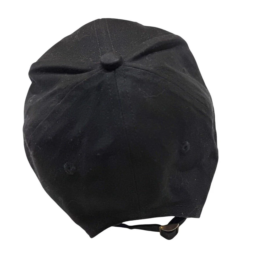 🔥 Awesome Grandpa Black Baseball Cap Red Flames Embroidered Adjustable‎